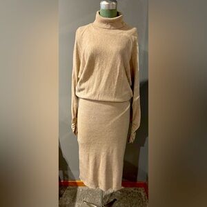 Reiss Turtle Neck Sweater Dress size Large